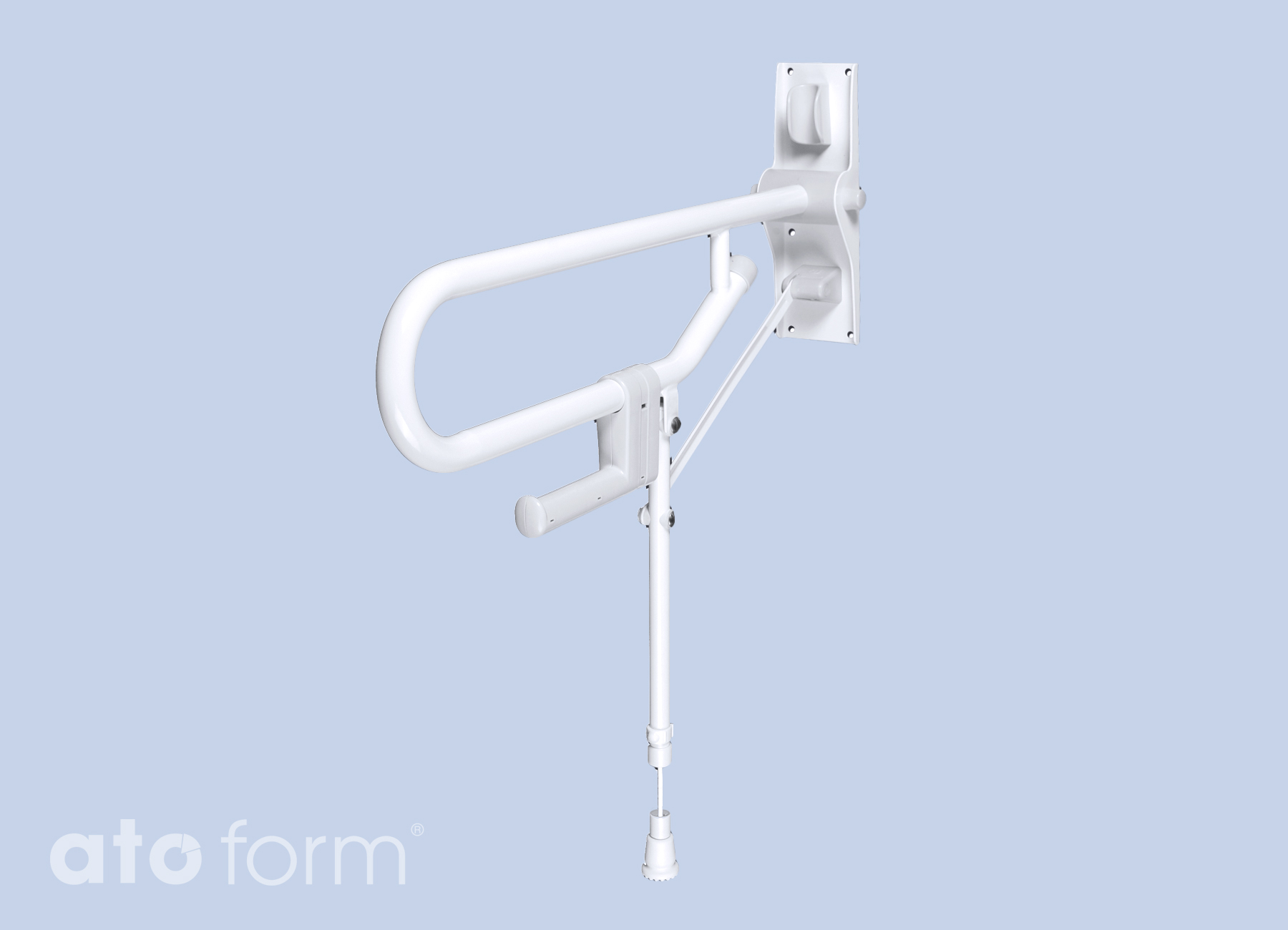 Haltegriff mit Standfuß, hochklappbar