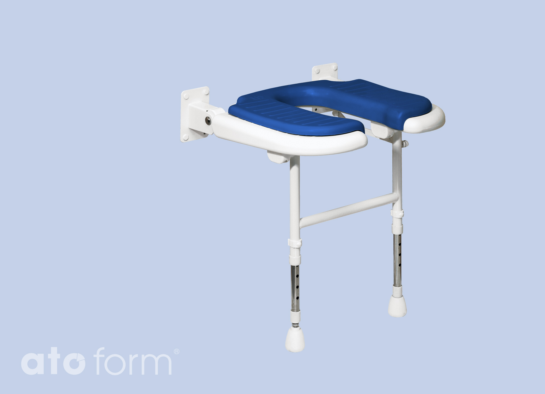 Duschklappsitz 4000, Standard mit Ausschnitt für die Intimpflege