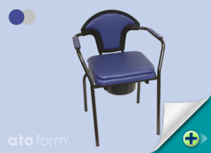 New Open (Modell 2023) Toilettenstuhl mit Abdeckplatte, Höhe fix