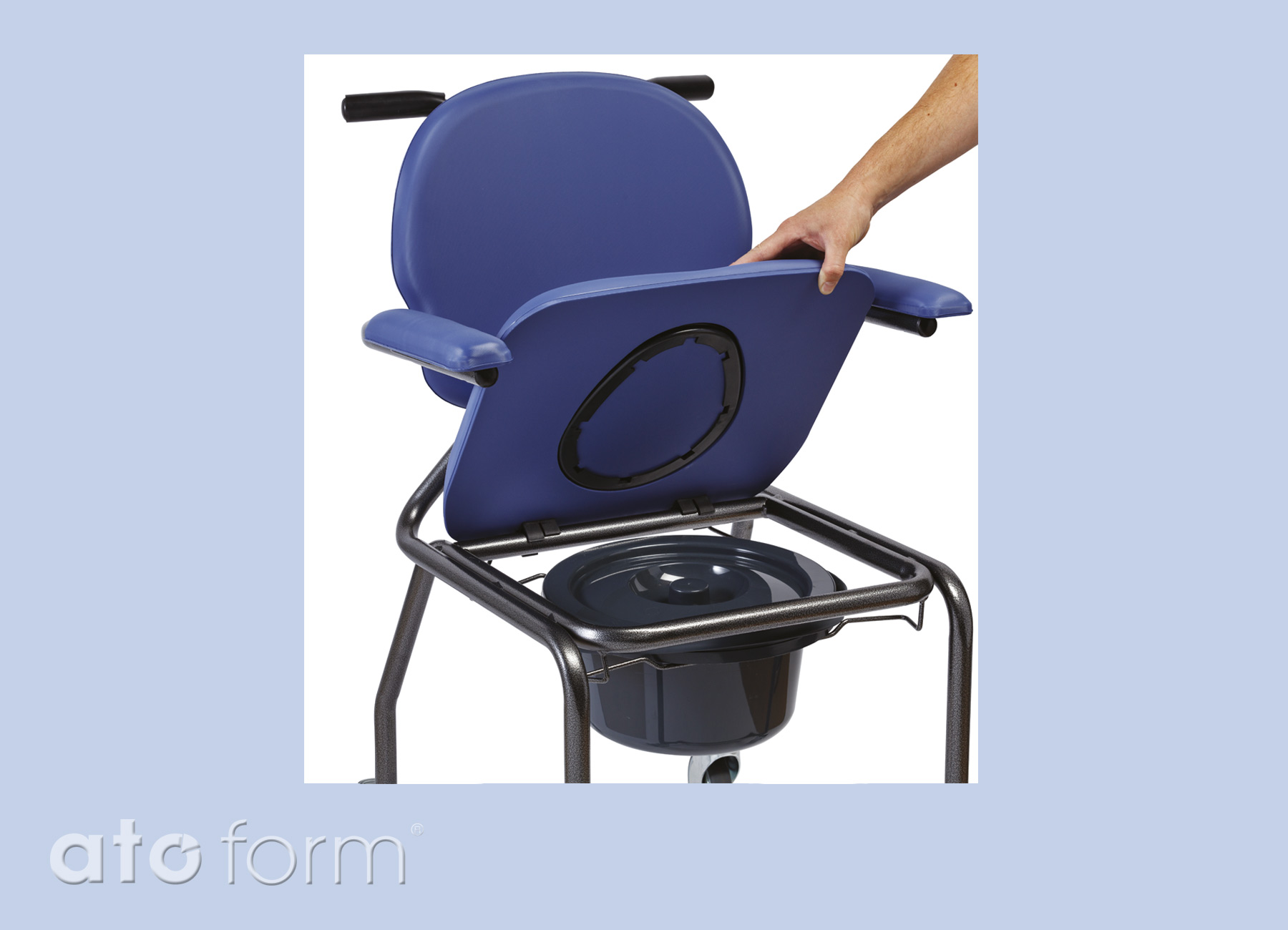 Best up Toilettenrollstuhl