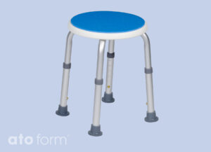 Blue Seat Duschhocker Höhenverstellbar rund
