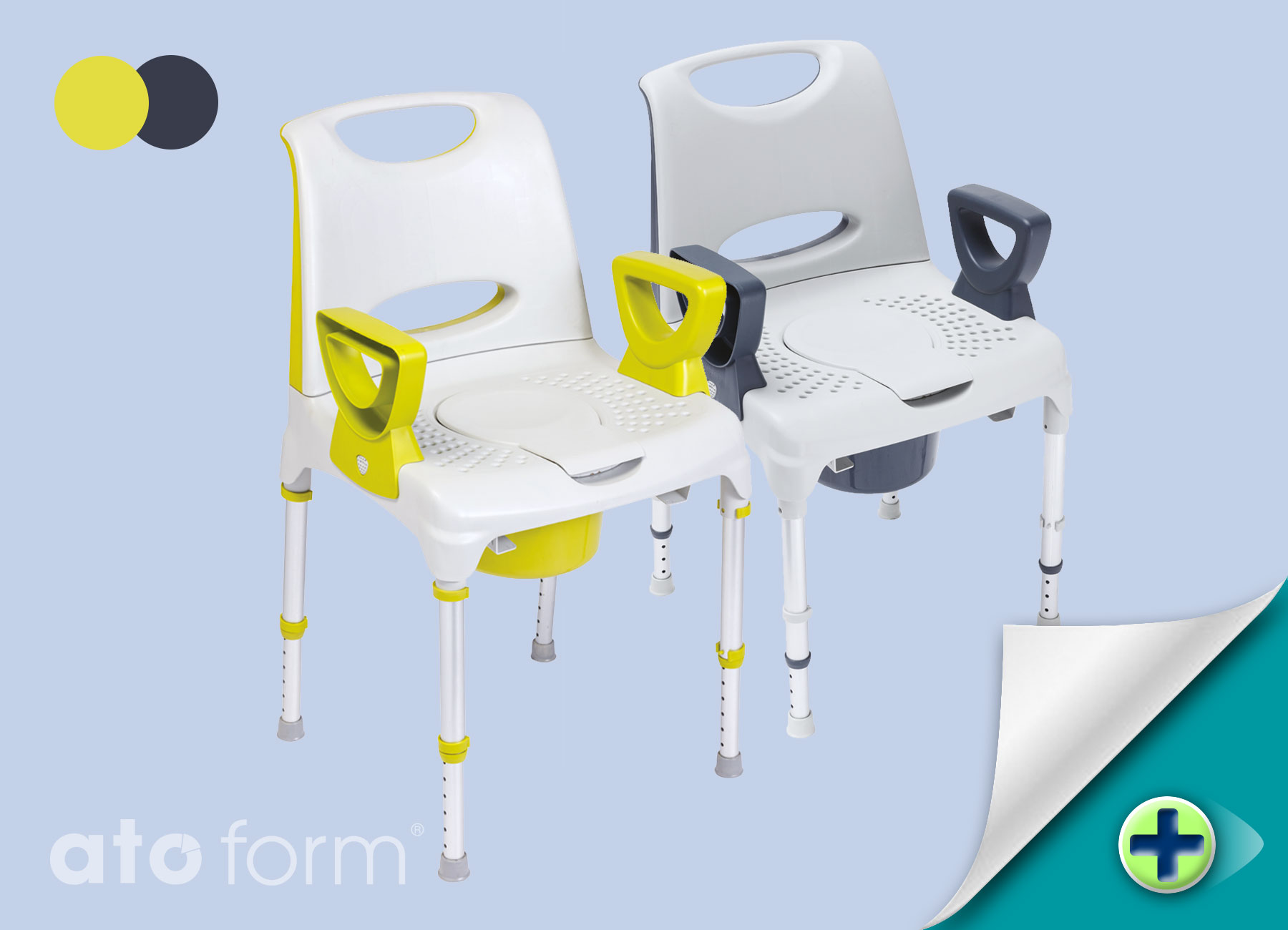 AQ-Tica Dusch- & Toilettenstuhl Confort