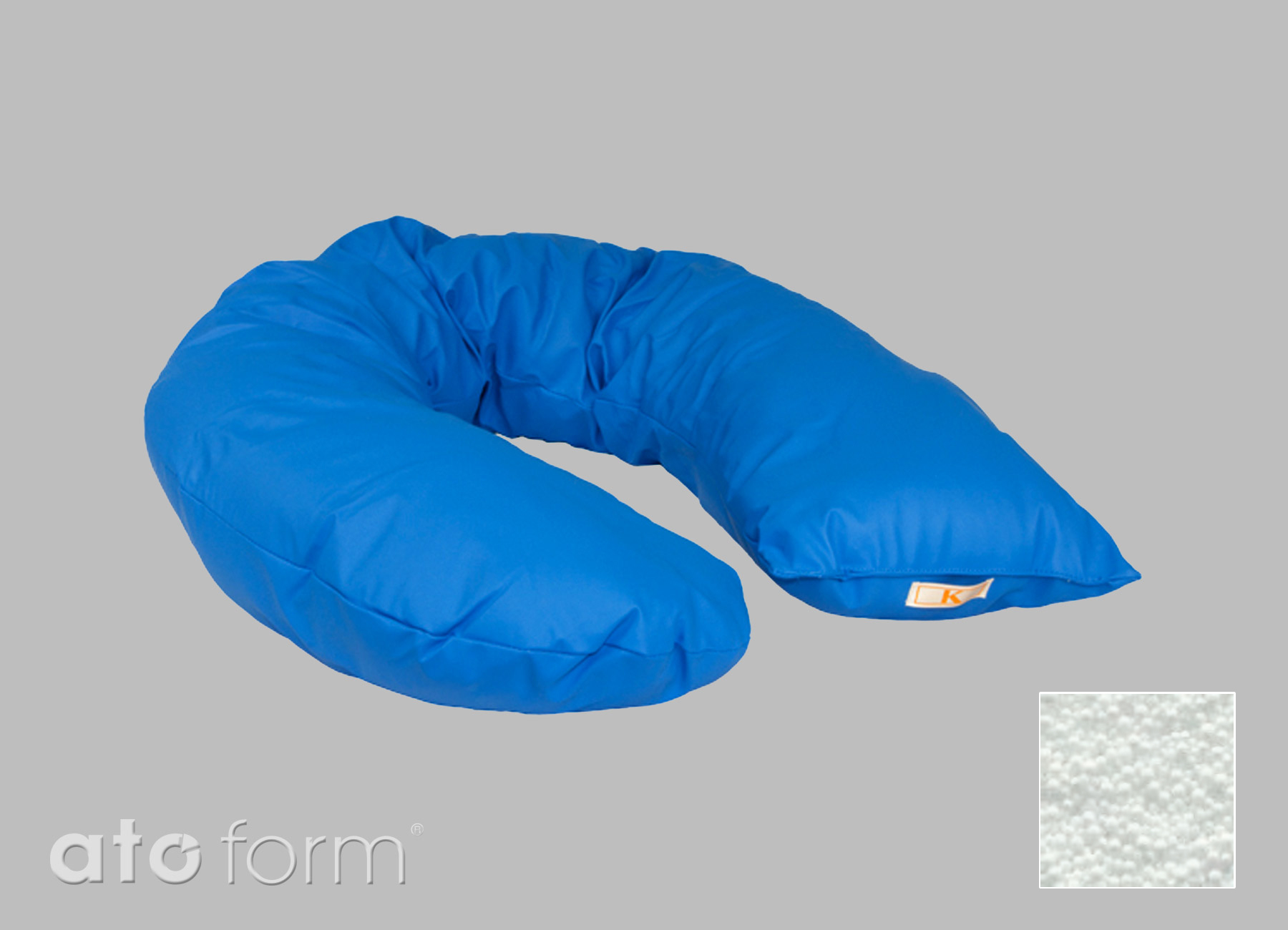 Halbmond-Lagerungskissen Mikroperlen