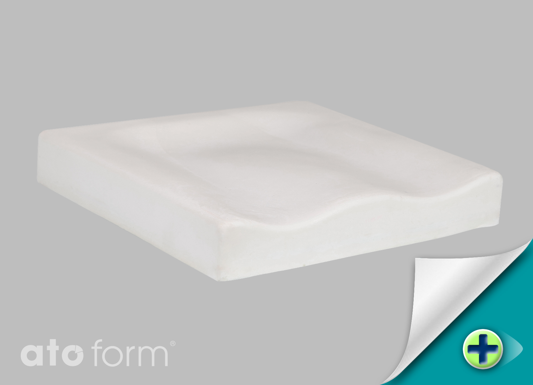 Visco Mouss mit PU-Bezug Antidekubitus-Sitzkissen