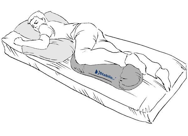 Anwendung StabiloBed Knierolle