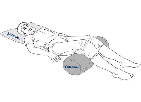 Anwendung StabiloBed Knierolle