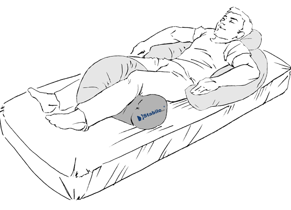 Anwendung StabiloBed Knierolle