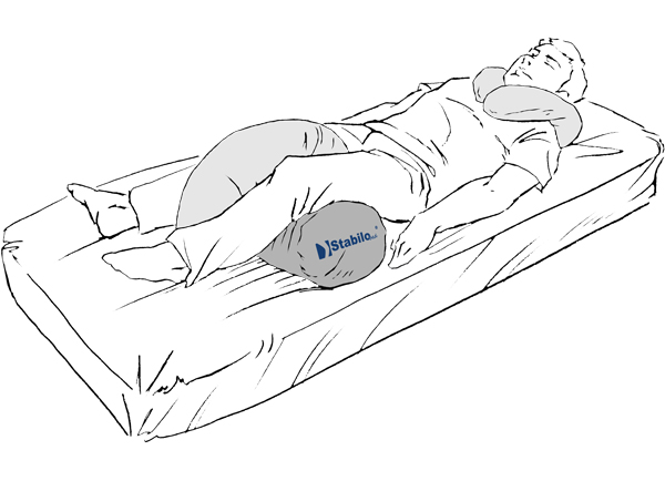 Anwendung StabiloBed Knierolle