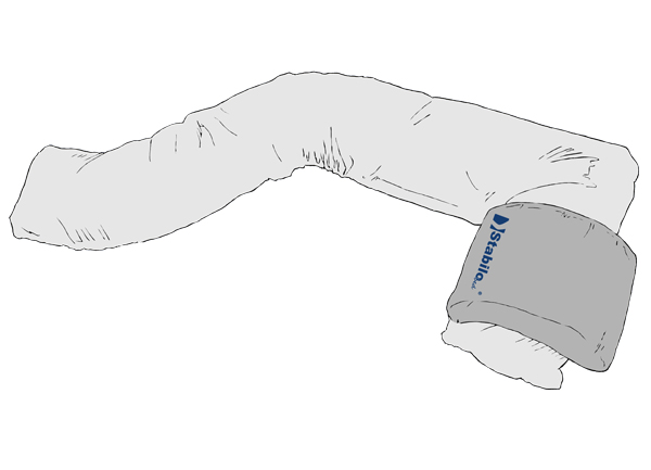 Anwendung StabiloBed Thermoaktivkopfkissen