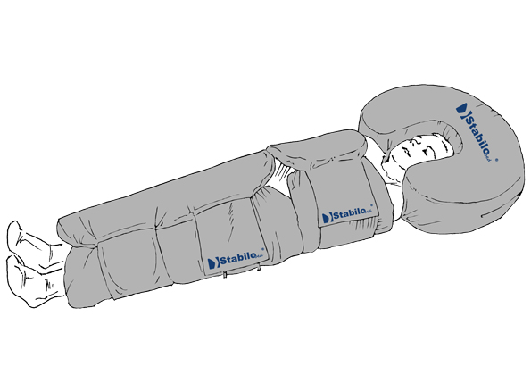 Anwendung Immobilisator für Kinder