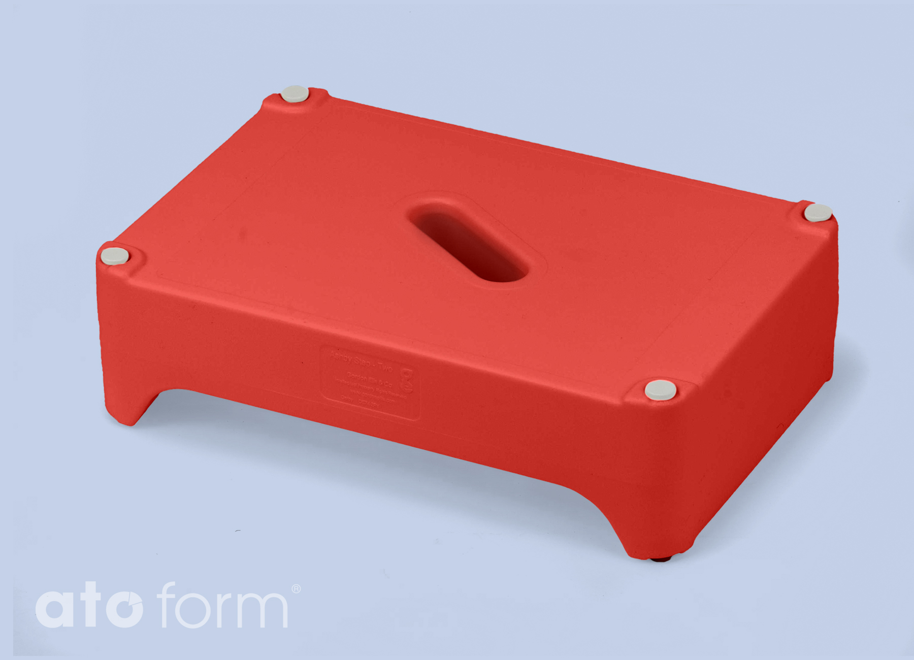 Ashby Stufe mit zwei Höhen - Rot