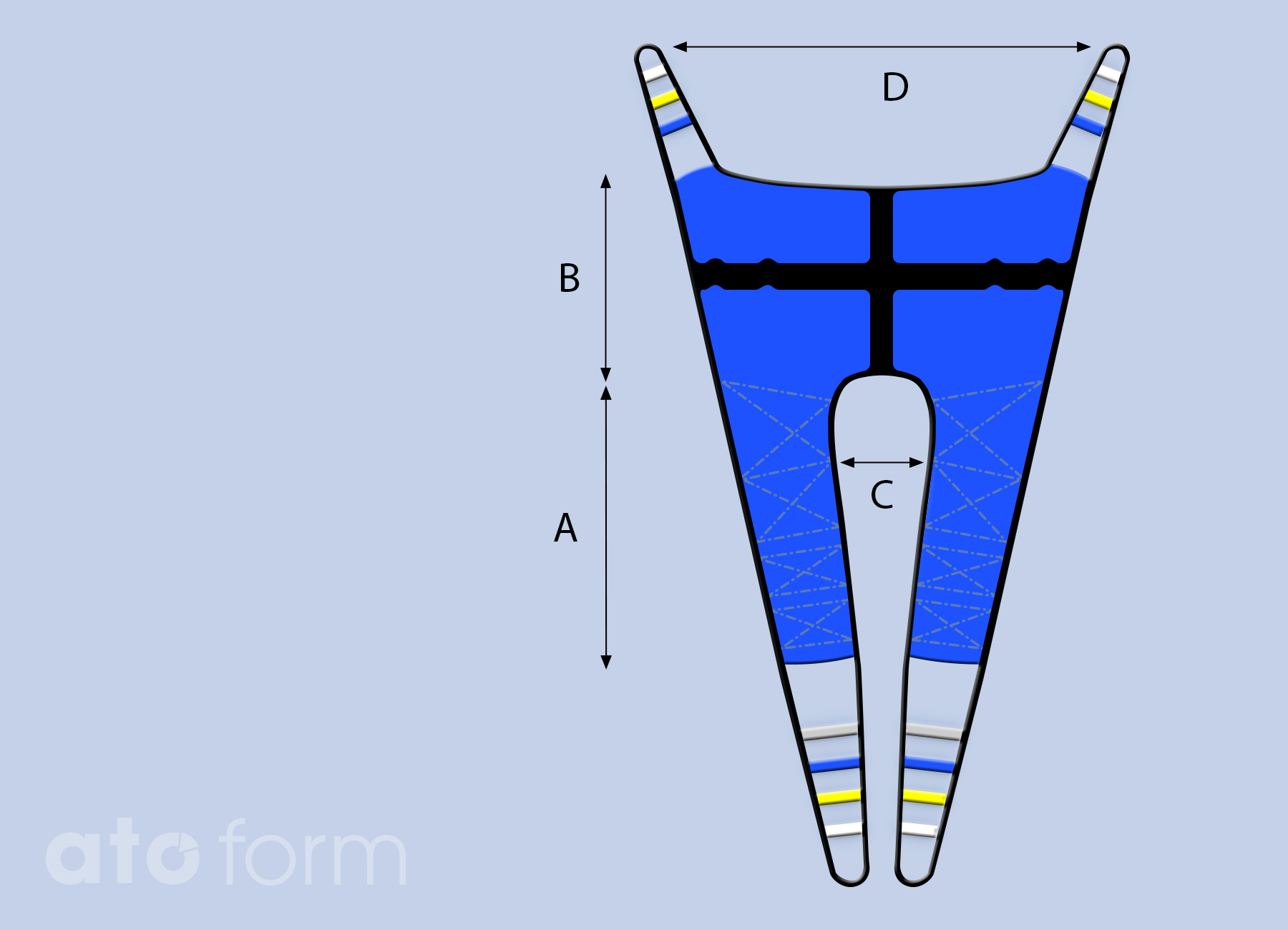 Tragetuch für Beinamputierte – Bild 3
