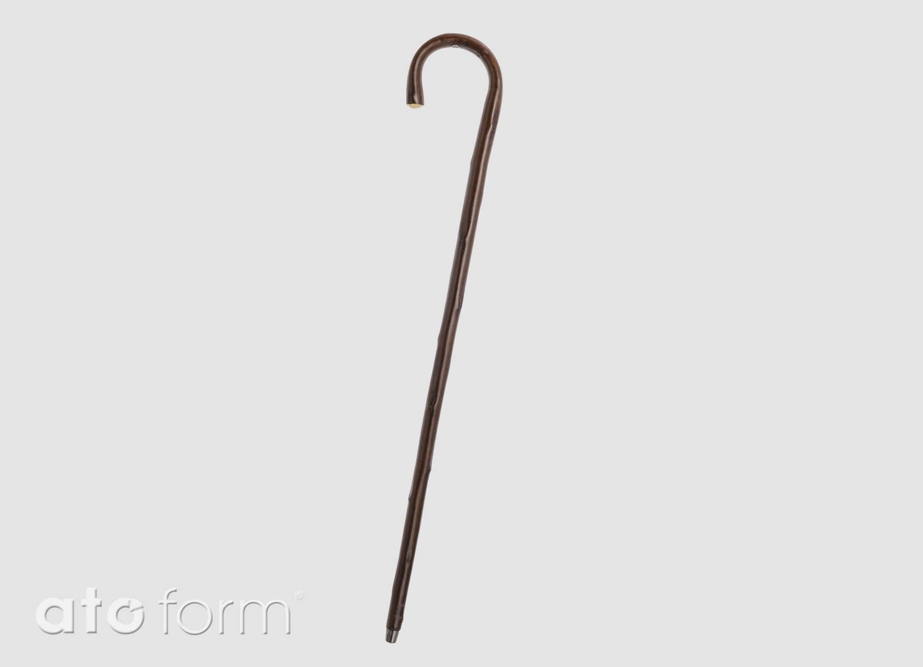Gehstock Gebogen Kastanienbaum Imitation – Bild 2