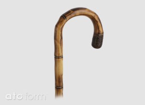 Gehstock Gebogen Bambus Imitation