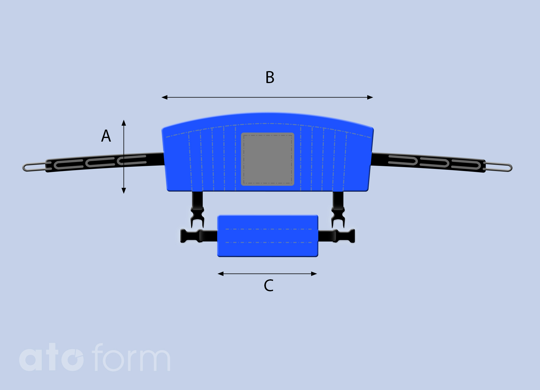 Standard-Sitzgurt für Vita-Lift210 – Bild 3