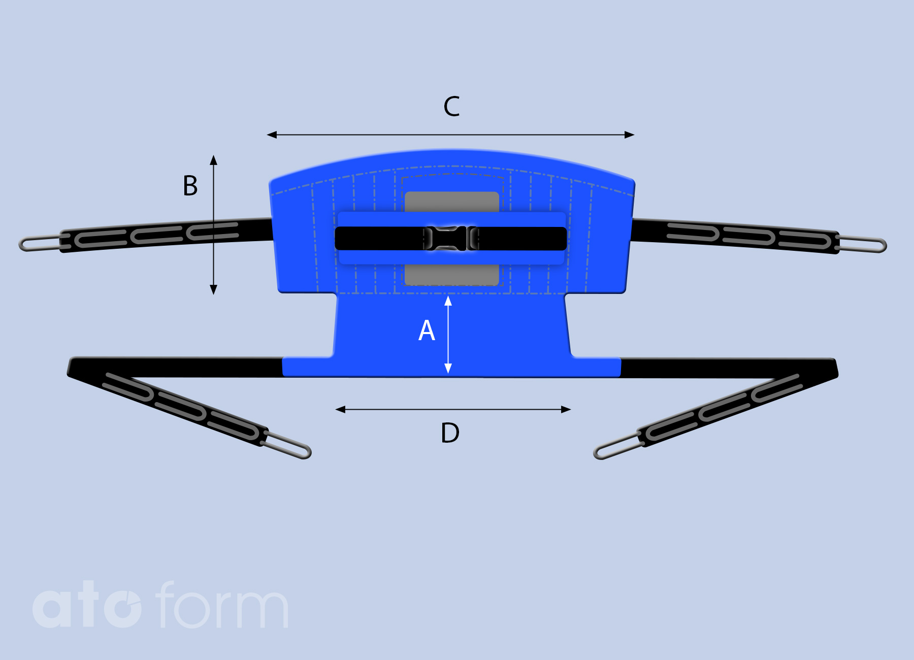 Kreuzplattengurt für Vita-Lift – Bild 3