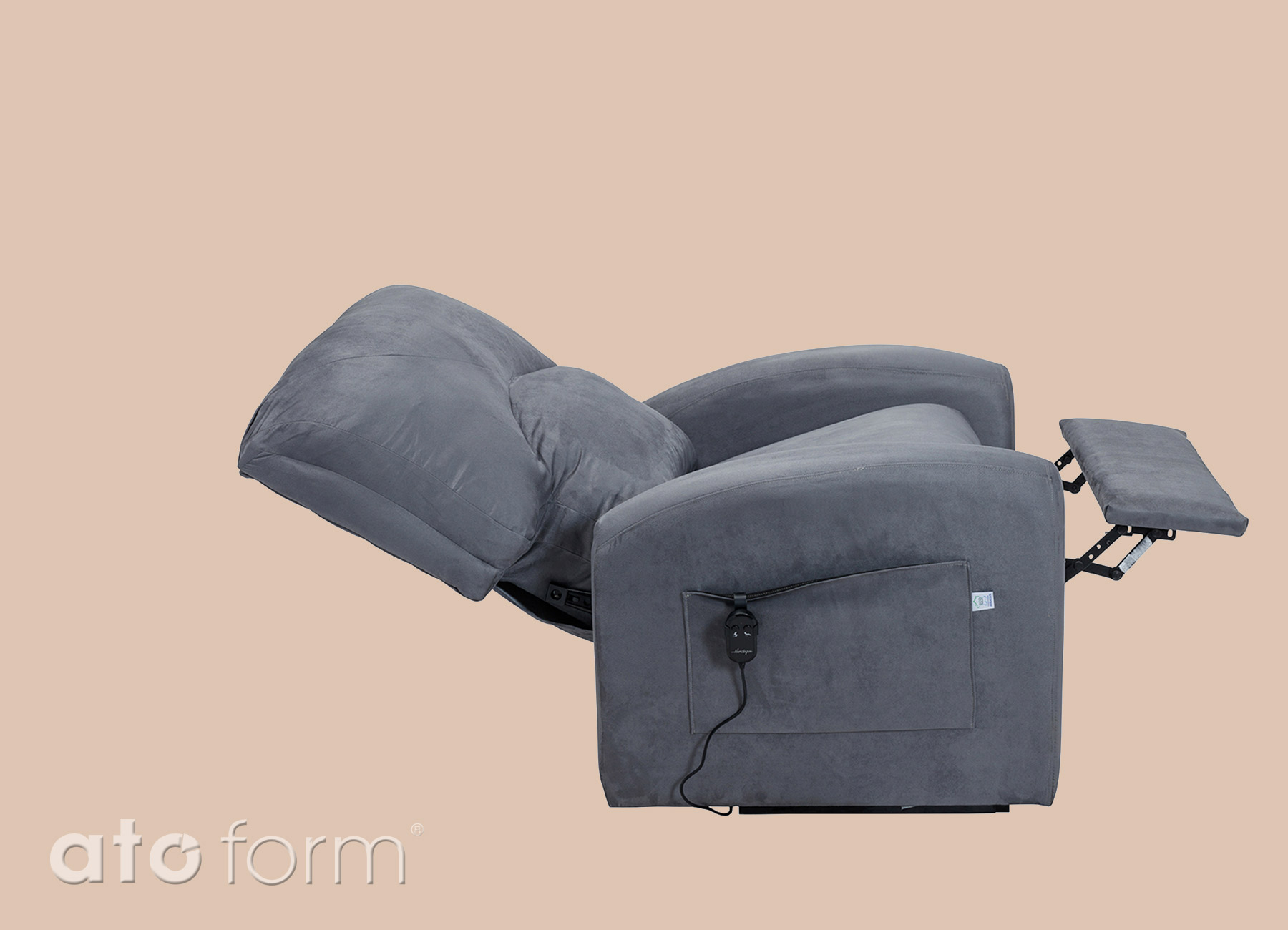 Aufstehsessel Prestige XXL 1-motorig Mikrofaser – Bild 3