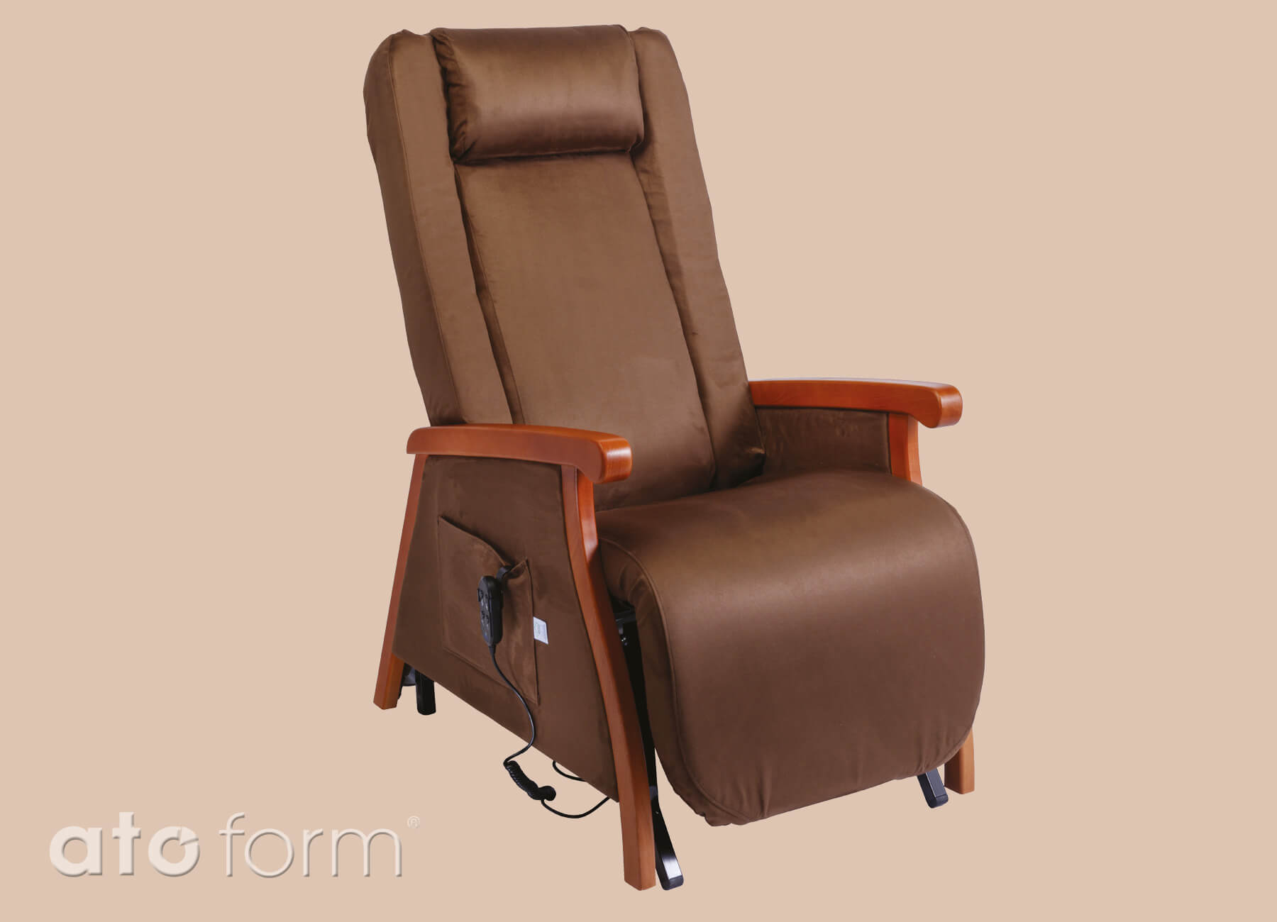 Aufstehsessel Scotty II 2-motorig Mikrofaser – Bild 3